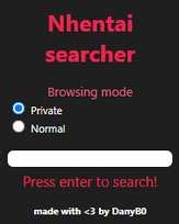 how to search on nhentai|Nhentai Searcher extension